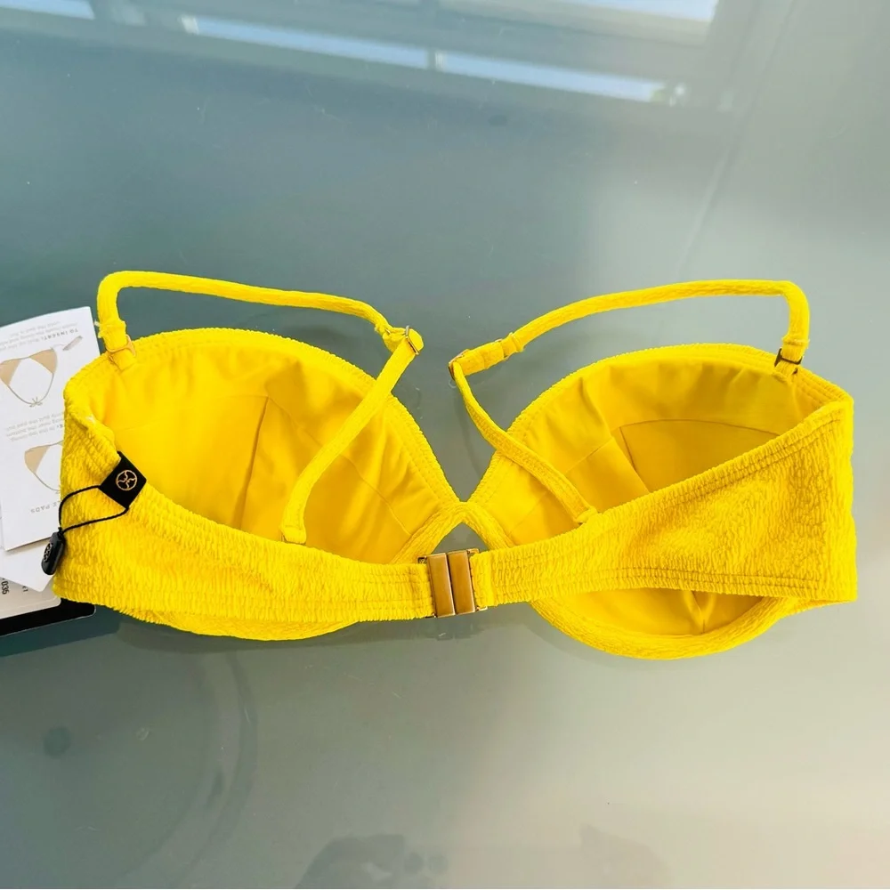 VIX brilliant yellow bikini top - Picture 3 of 6
